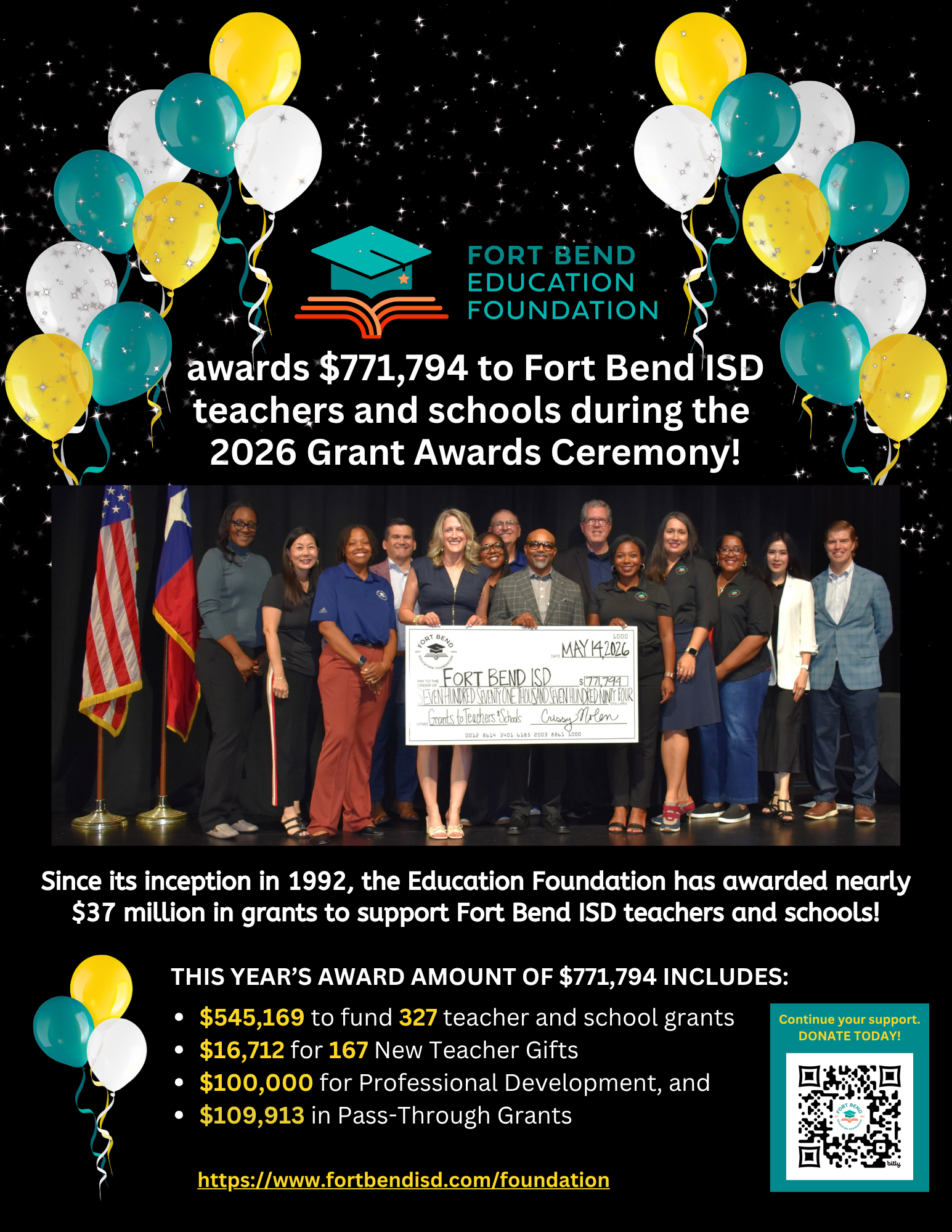 2026 Grant Awards Check